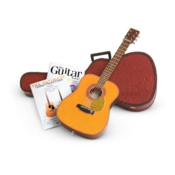 American Girl Rosewood-colored Acoustic Guitar for Dolls MYAG - Picture 1 of 11